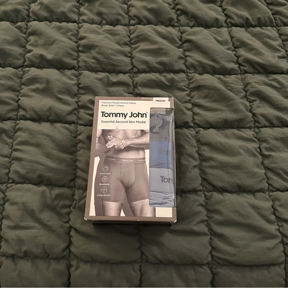 Tommy John Essential Second Skin Premium Boxer Briefs | Medium (3-Pack) NEW